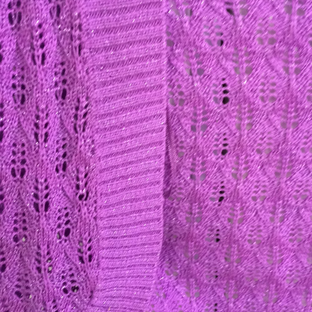 Purple justice size 8/10 crop top sweater - Picture 5 of 7